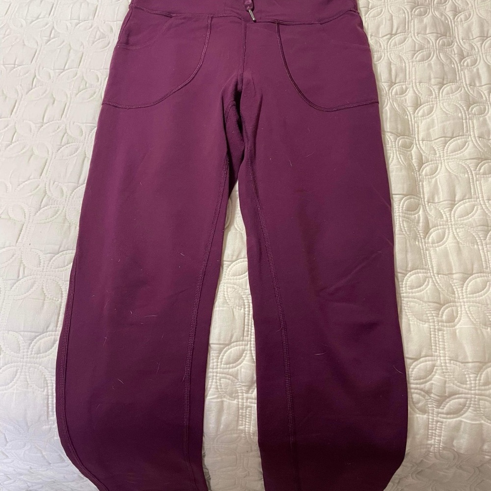 Vibrant Purple Workout Leggings